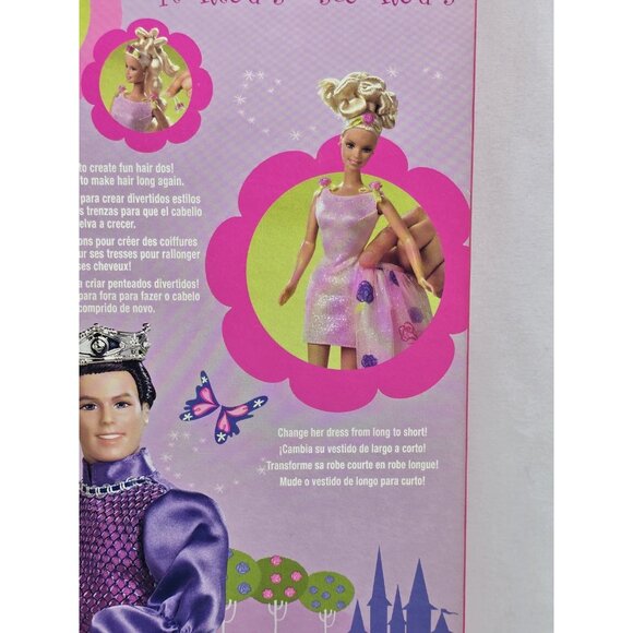 Rose Princess Blonde Barbie Doll Mattel 2000- New In Box - Picture 14 of 16